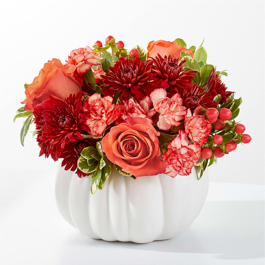 Autumn Air Pumpkin Bouquet – Blossom And Belle, Orlando FL