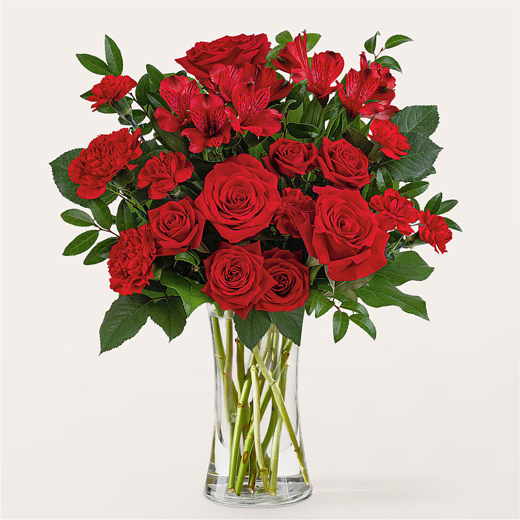 Brilliant Ruby Bouquet – Blossom And Belle, Orlando FL