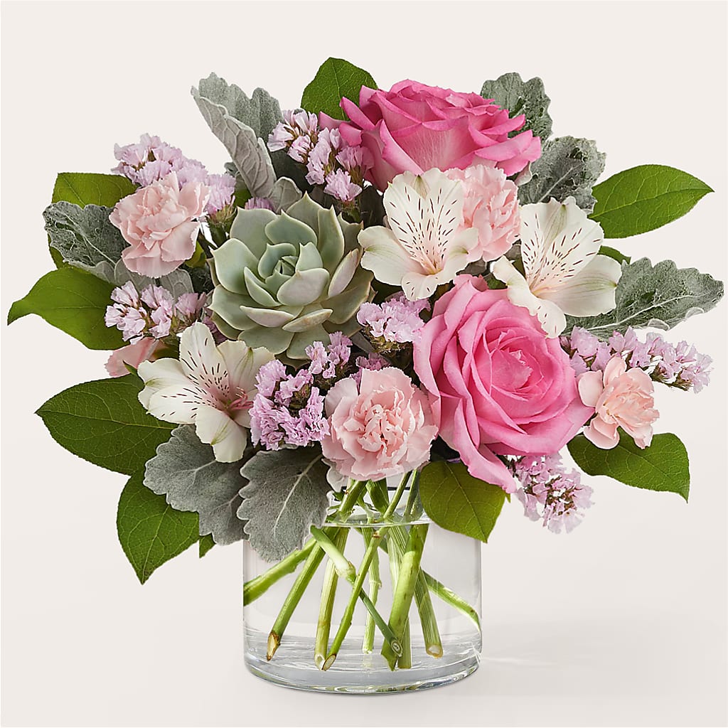 Dusty Rose Bouquet – Blossom And Belle, Orlando FL