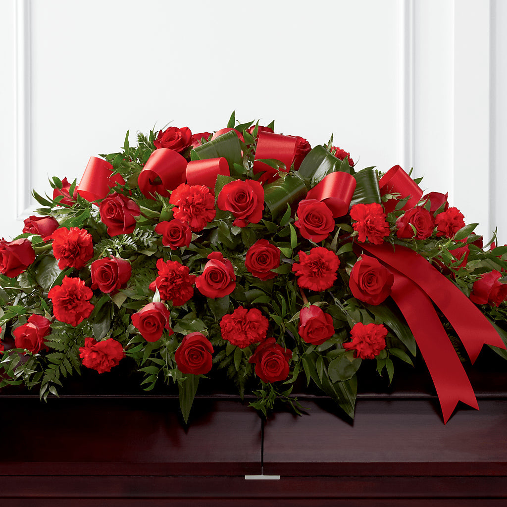 Tribute of Life Casket Spray – Blossom And Belle, Orlando FL