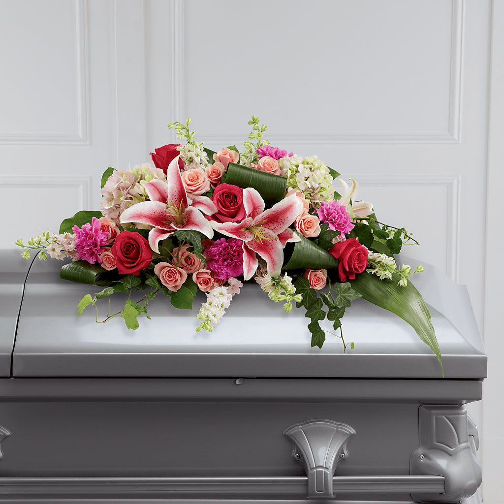 Splendid Grace Casket Spray – Blossom And Belle, Orlando FL