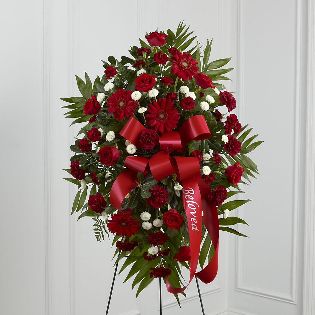 Treasured Memories Standing Spray – Blossom And Belle, Orlando FL