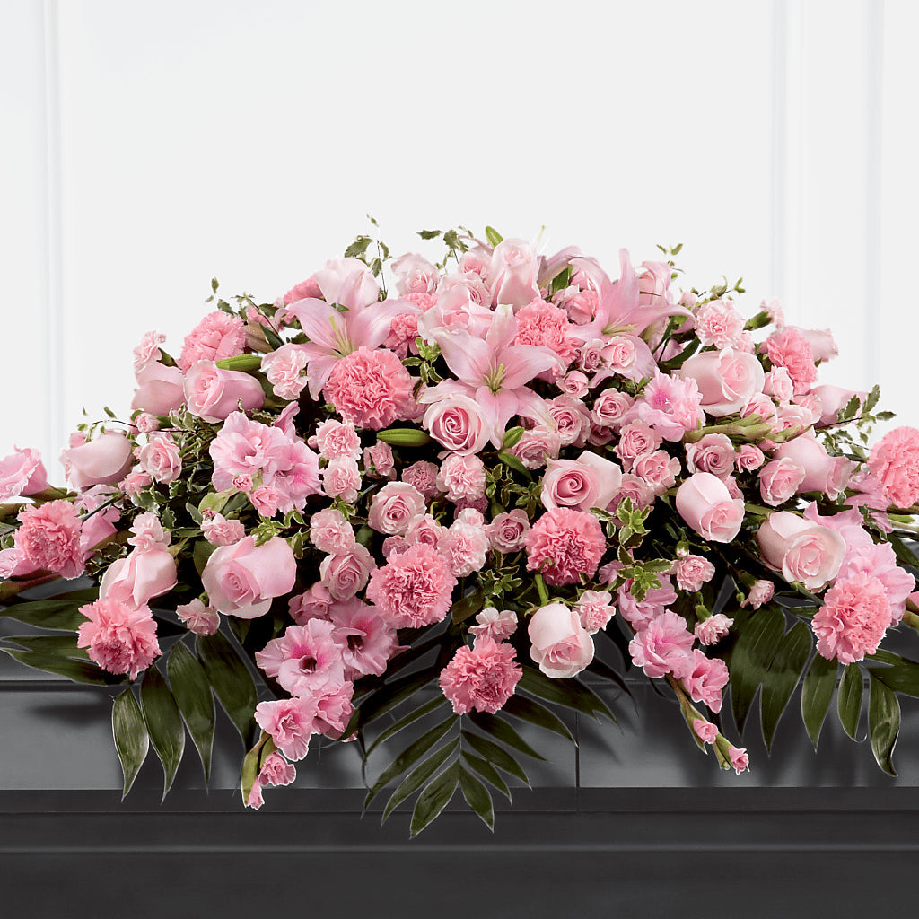 Garden of Comfort Casket Spray (Standard) – Blossom And Belle, Orlando FL
