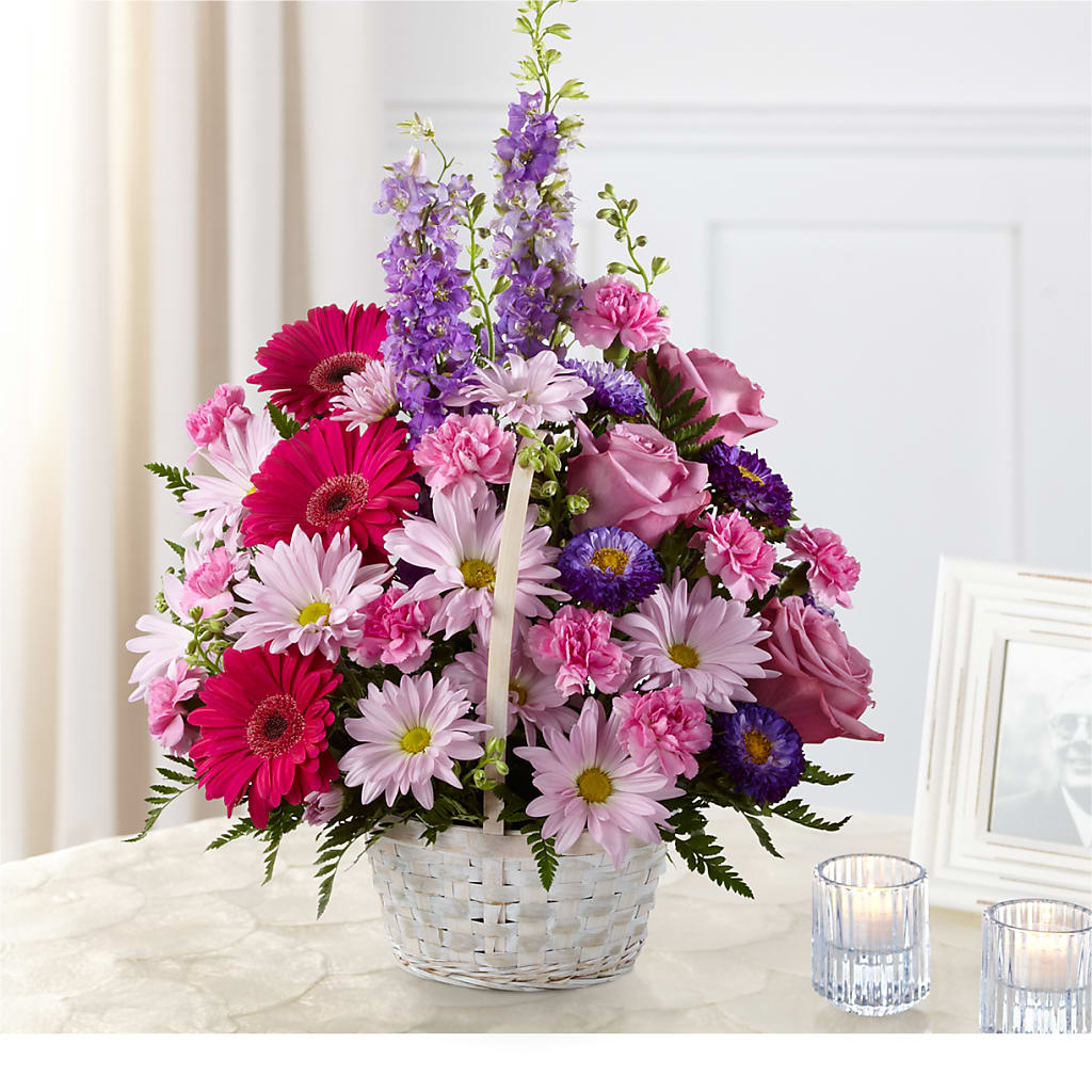 Pastel Peace Basket – Blossom And Belle, Orlando FL