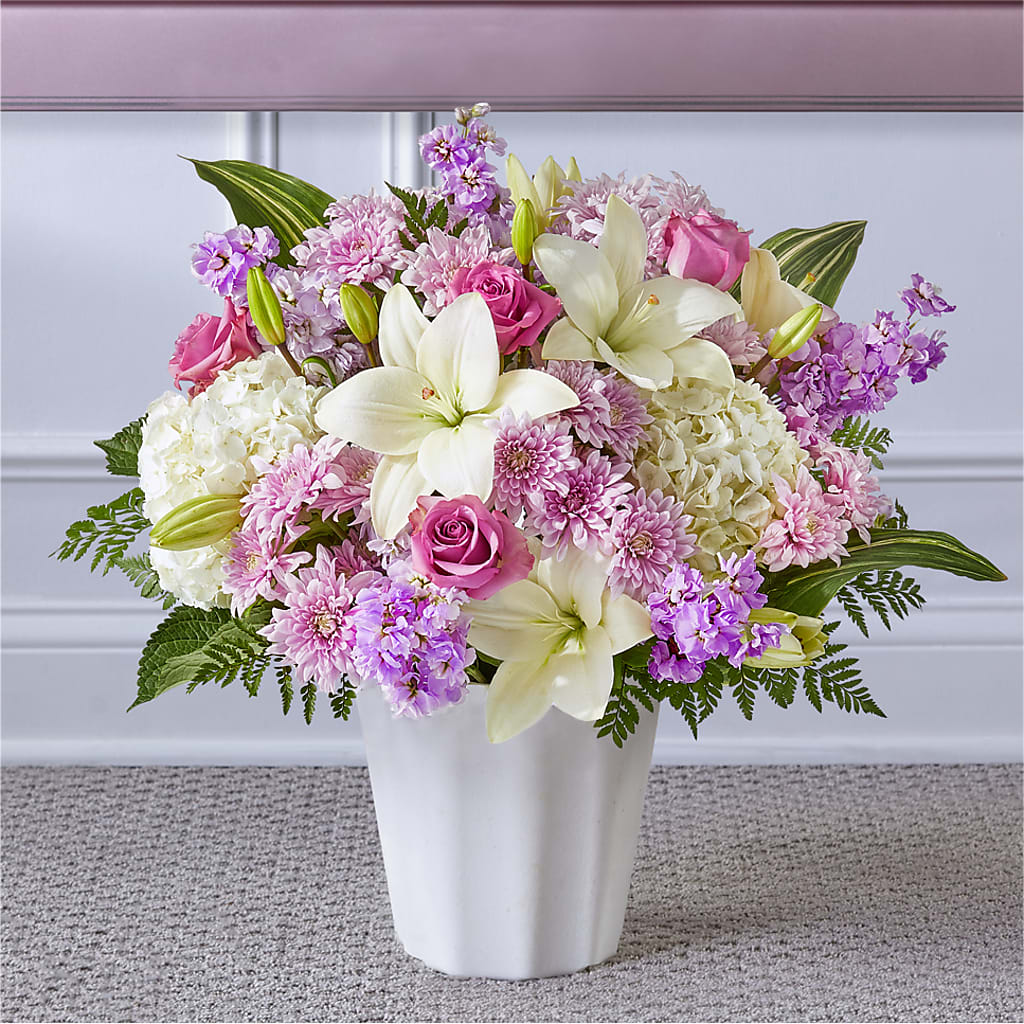 Heaven Sent Floor Basket – Blossom And Belle, Orlando FL