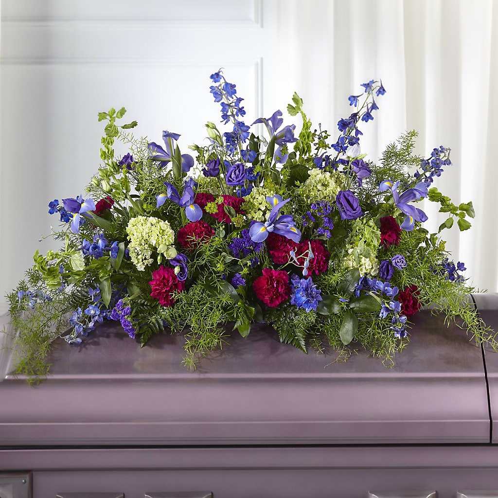 Always Treasured Casket Spray – Blossom And Belle, Orlando FL