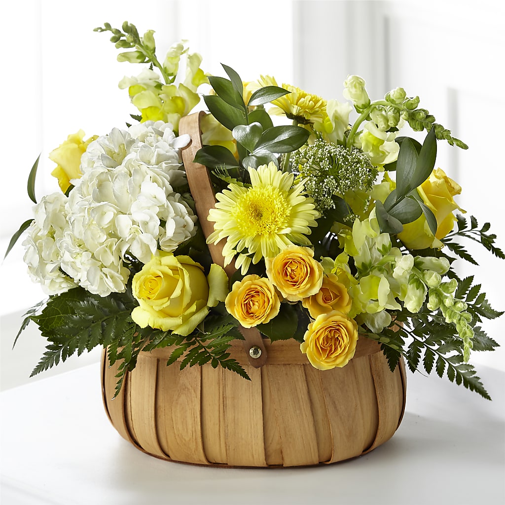 Rustic Remembrance Basket – Blossom And Belle, Orlando FL