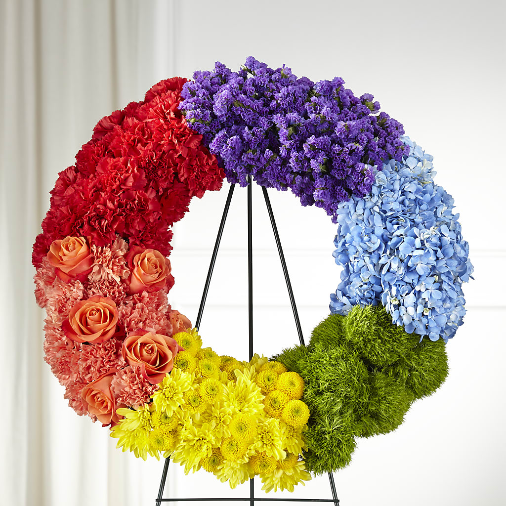 Circle of Love Wreath – Blossom And Belle, Orlando FL