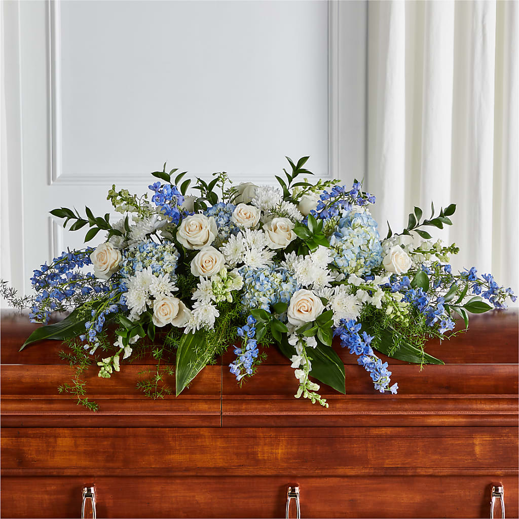 Timeless Essence Casket Spray – Blossom And Belle, Orlando FL