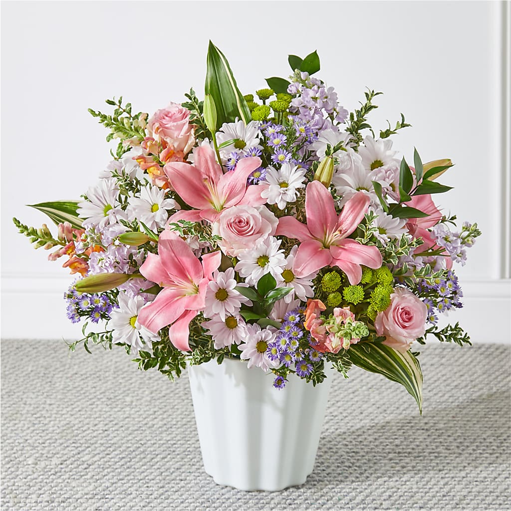Abundant Compassion Floor Basket – Blossom And Belle, Orlando FL
