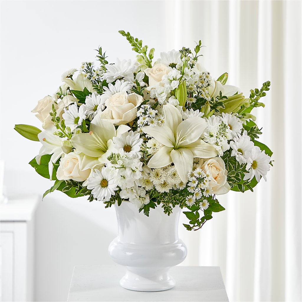 Uplifting Urn Arrangement – Blossom And Belle, Orlando FL