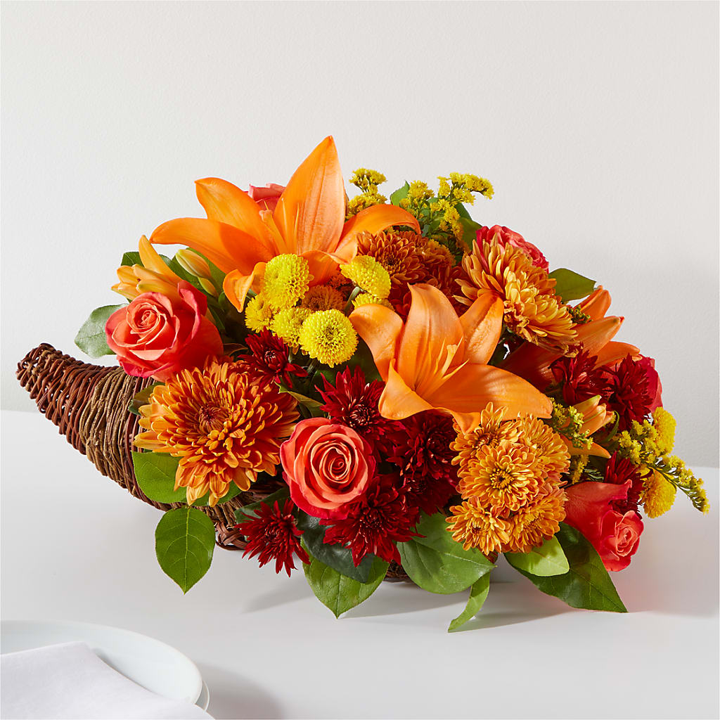 Bouquet of Blessings Cornucopia – Blossom And Belle, Orlando FL