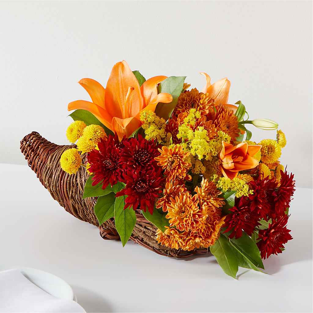 Bouquet of Blessings Cornucopia – Blossom And Belle, Orlando FL