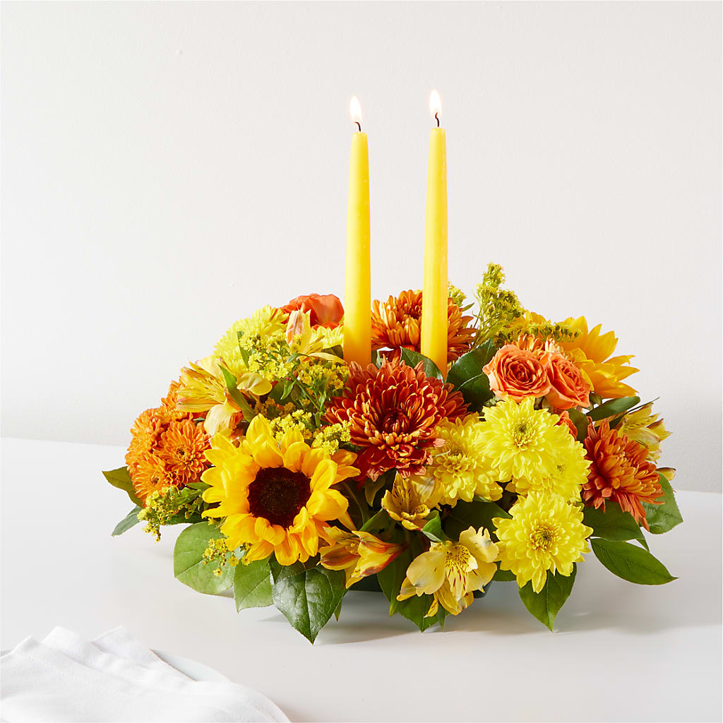 Autumn Harmony Centerpiece – Blossom And Belle, Orlando FL