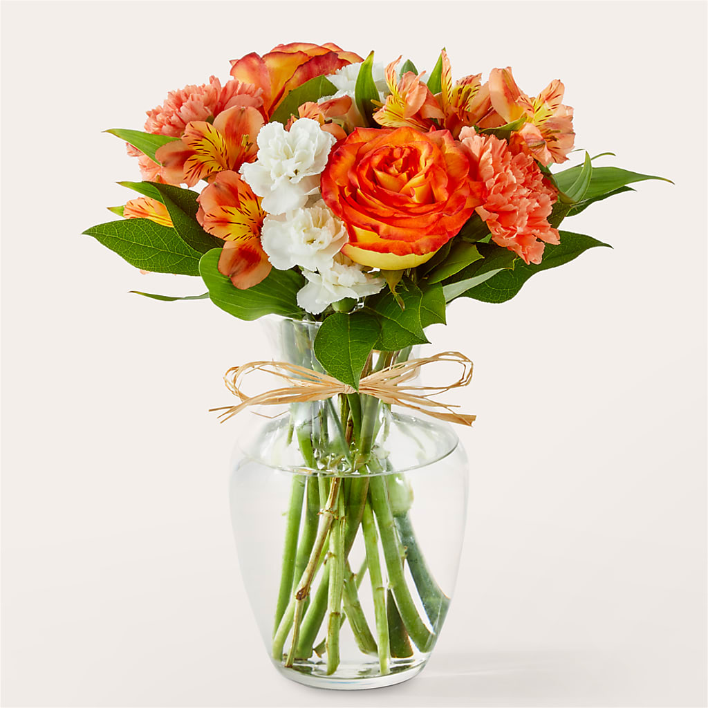 Apricot Glow Bouquet – Blossom And Belle, Orlando FL