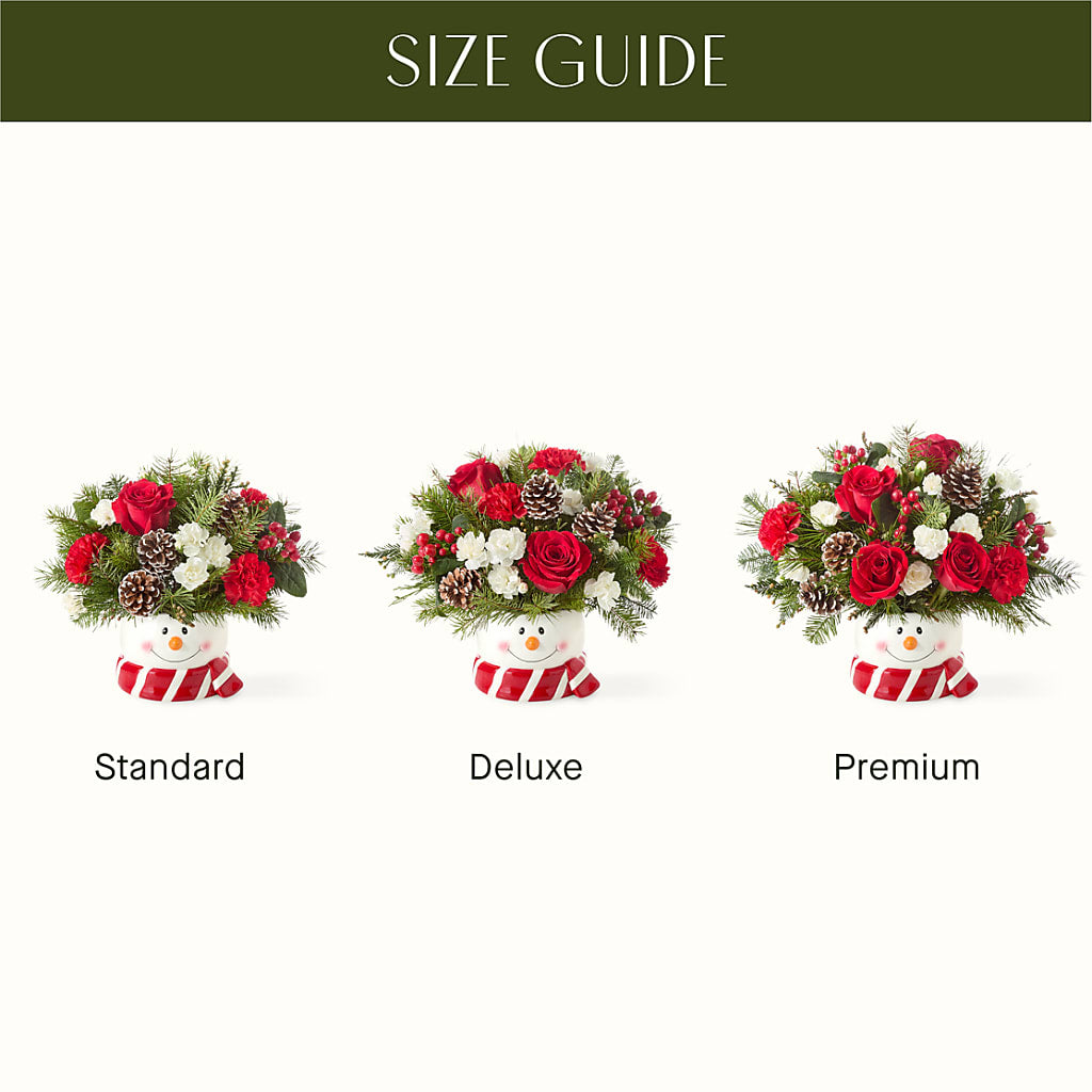 Jolly Snowman Bouquet –  Blossom And Belle, Orlando FL