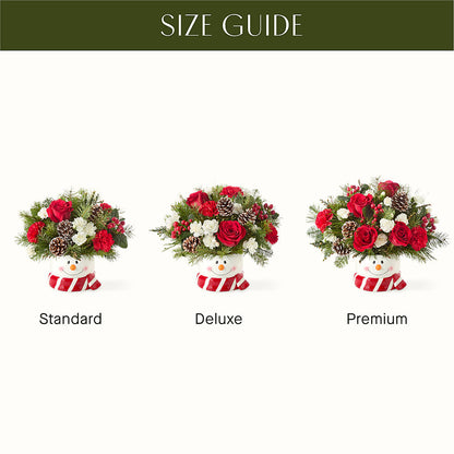 Jolly Snowman Bouquet –  Blossom And Belle, Orlando FL