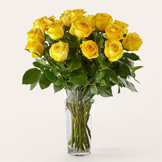 Long Stem Yellow Rose Bouquet –  Blossom And Belle, Orlando FL