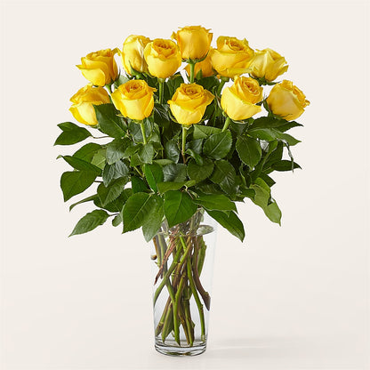 Long Stem Yellow Rose Bouquet –  Blossom And Belle, Orlando FL