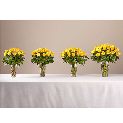Long Stem Yellow Rose Bouquet –  Blossom And Belle, Orlando FL