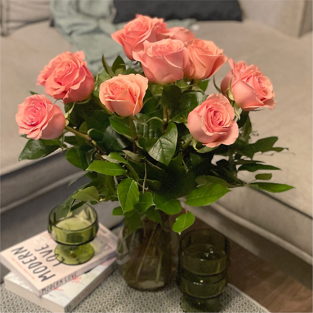 Long Stem Pink Rose Bouquet –  Blossom And Belle, Orlando FL