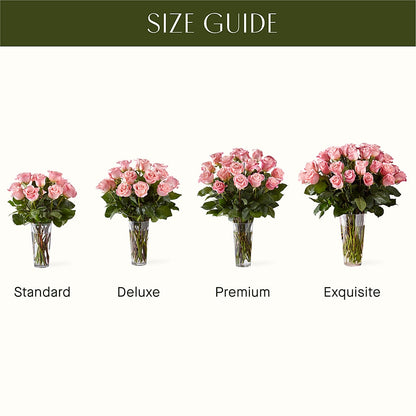 Long Stem Pink Rose Bouquet –  Blossom And Belle, Orlando FL