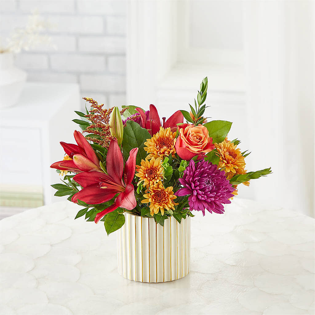 Burgundy Landscape Bouquet –  Blossom And Belle, Orlando FL