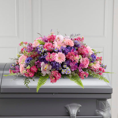 Glorious Garden Casket Spray –  Blossom And Belle, Orlando FL