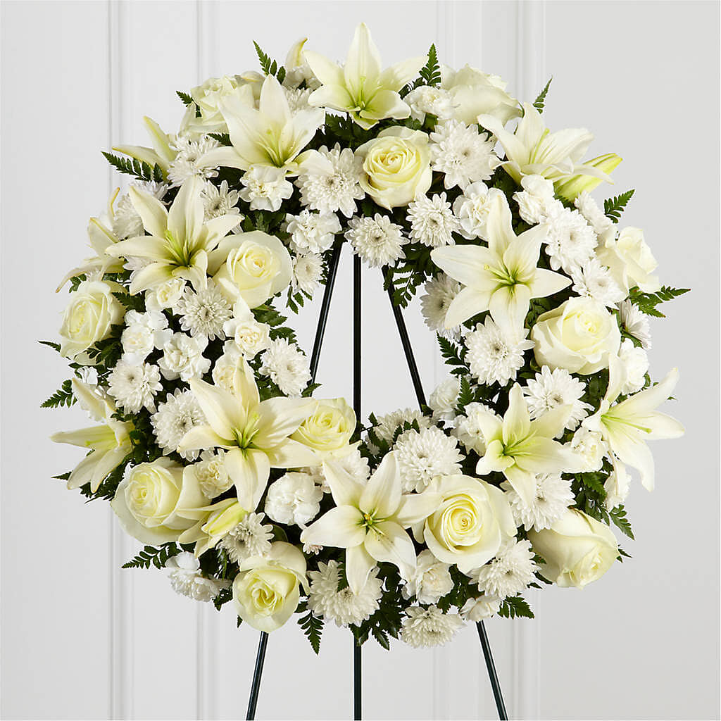 Treasured Tribute Wreath –  Blossom And Belle, Orlando FL