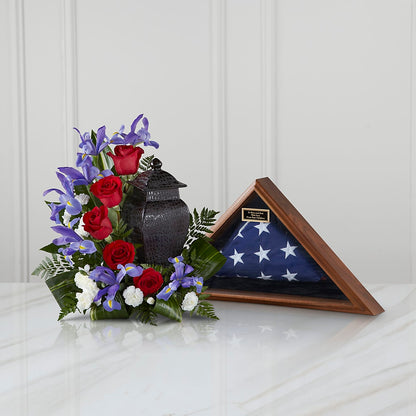Patriotic Tribute Arrangement –  Blossom And Belle, Orlando FL