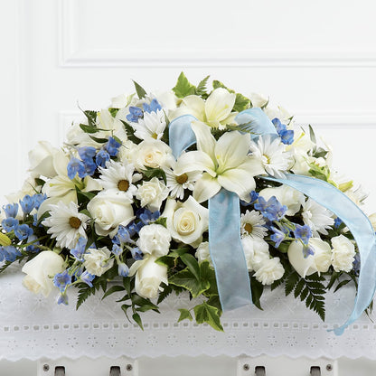 Tender Treasure Casket Spray –  Blossom And Belle, Orlando FL