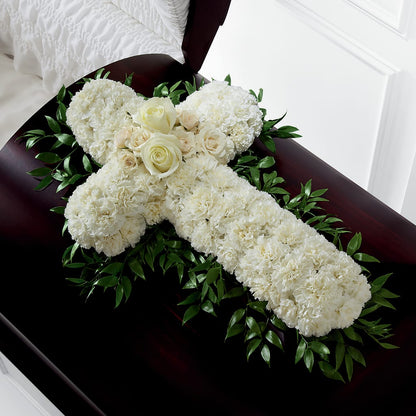 Peaceful Memories Casket Spray (Standard) –  Blossom And Belle, Orlando FL