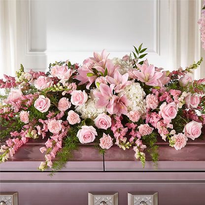 Life & Remembrance Casket Spray –  Blossom And Belle, Orlando FL