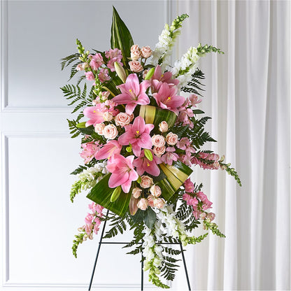 Elegant Embrace Standing Spray –  Blossom And Belle, Orlando FL