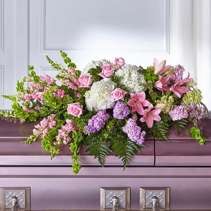 Life's Gratitude Casket Spray –  Blossom And Belle, Orlando FL