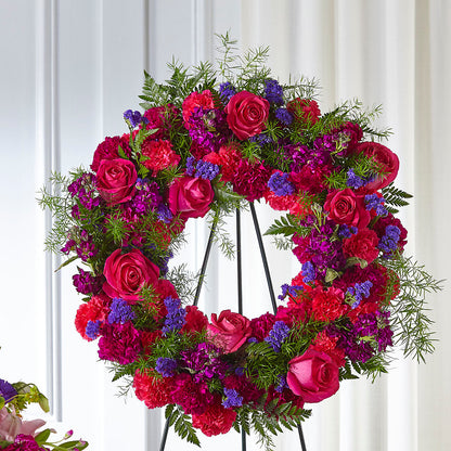 Calming Colors Wreath –  Blossom And Belle, Orlando FL