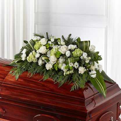 Hopeful Gesture Casket Spray –  Blossom And Belle, Orlando FL