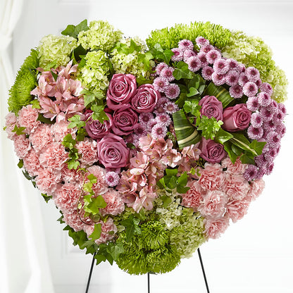 Heartwarming Standing Heart –  Blossom And Belle, Orlando FL