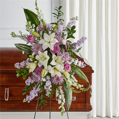 Grateful Hearts Standing Spray –  Blossom And Belle, Orlando FL