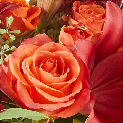 Crimson Leaves Bouquet –  Blossom And Belle, Orlando FL