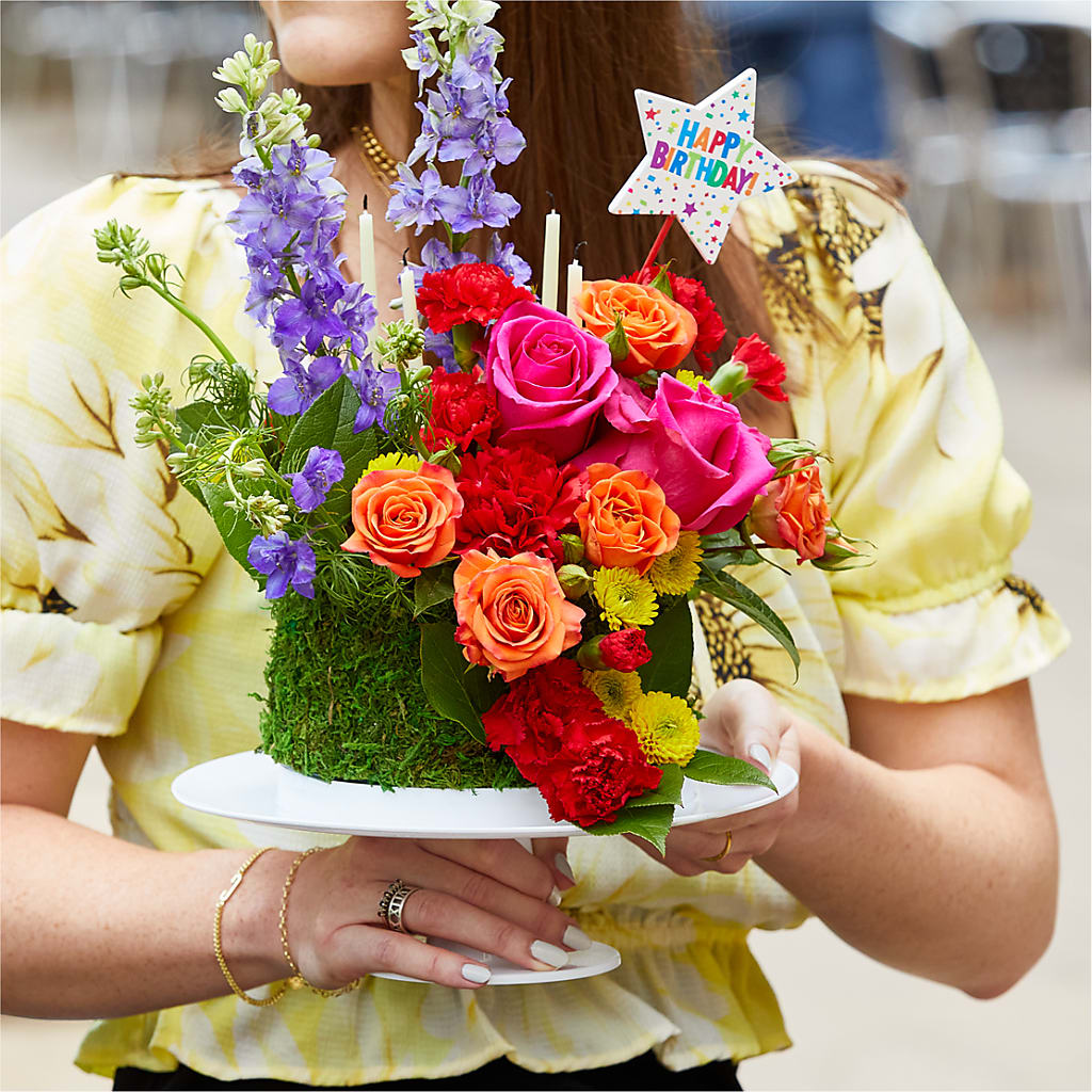 Best Year Yet Floral Cake –  Blossom And Belle, Orlando FL