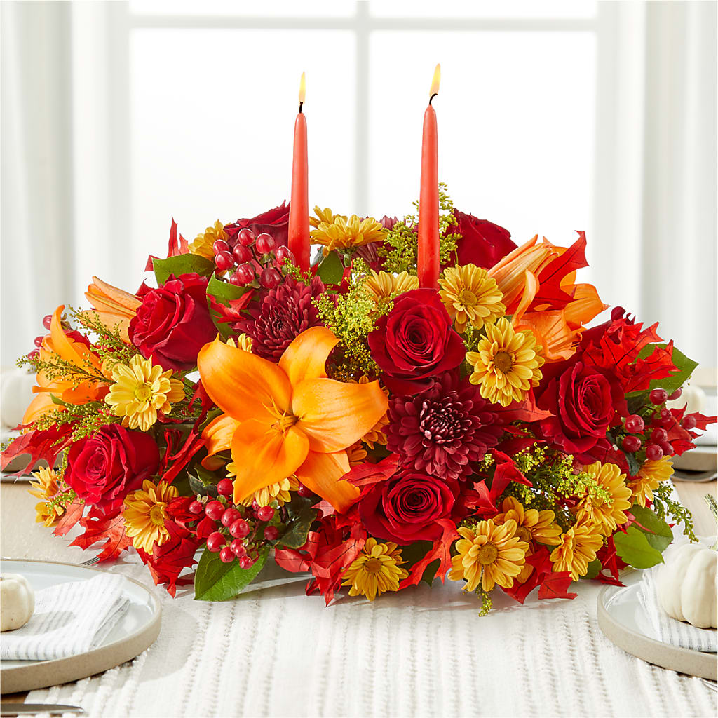 Autumn's Embrace Centerpiece –  Blossom And Belle, Orlando FL