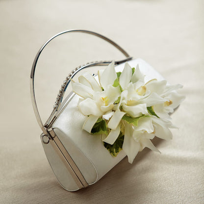 White Purse Decor –  Blossom And Belle, Orlando FL