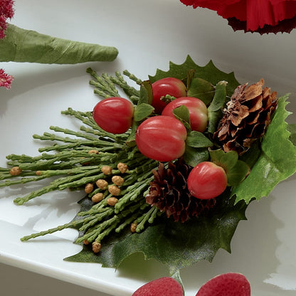 Red Berry Boutonniere –  Blossom And Belle, Orlando FL